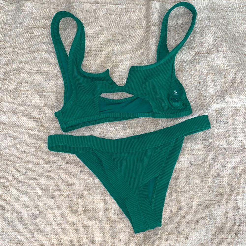 Frankie’s Bikinis Cole Bikini in Emerald